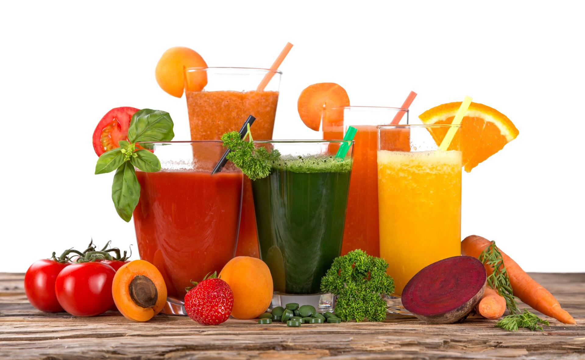 Detoxifying juices